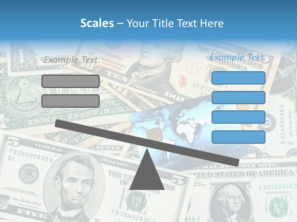 Modern Debit Global PowerPoint Template