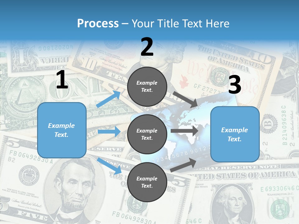 Modern Debit Global PowerPoint Template