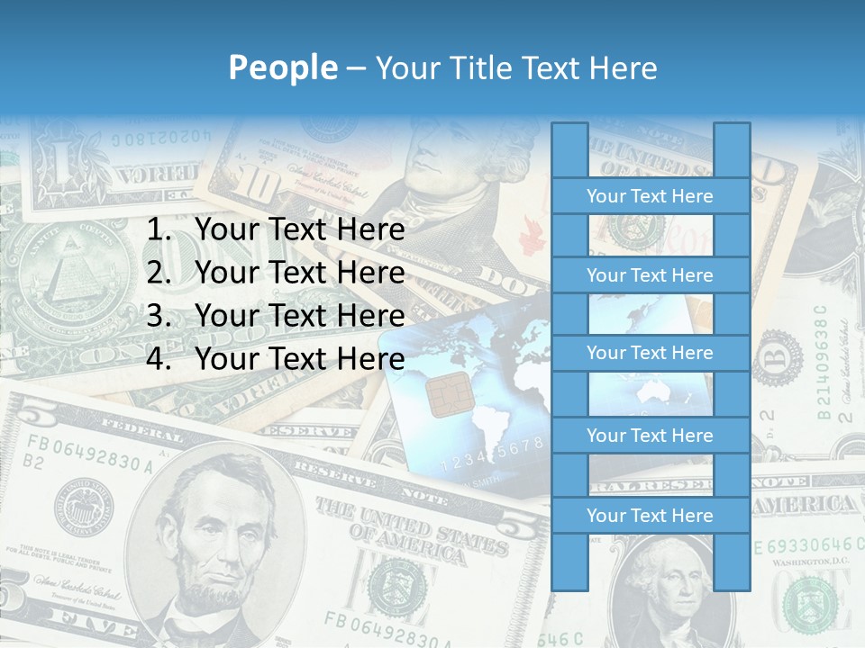 Modern Debit Global PowerPoint Template