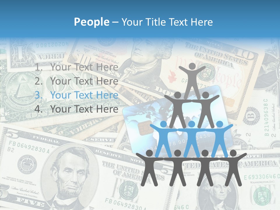 Modern Debit Global PowerPoint Template