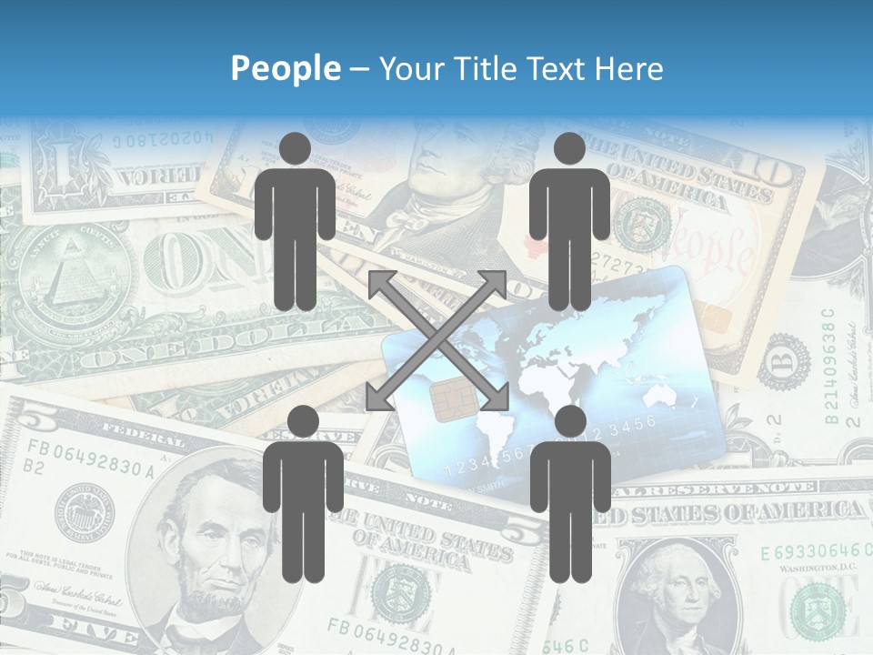 Modern Debit Global PowerPoint Template