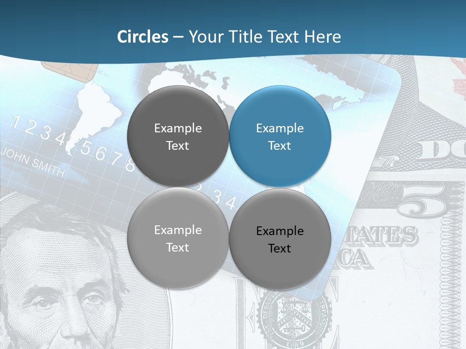 Paying Plastic Electronic PowerPoint Template