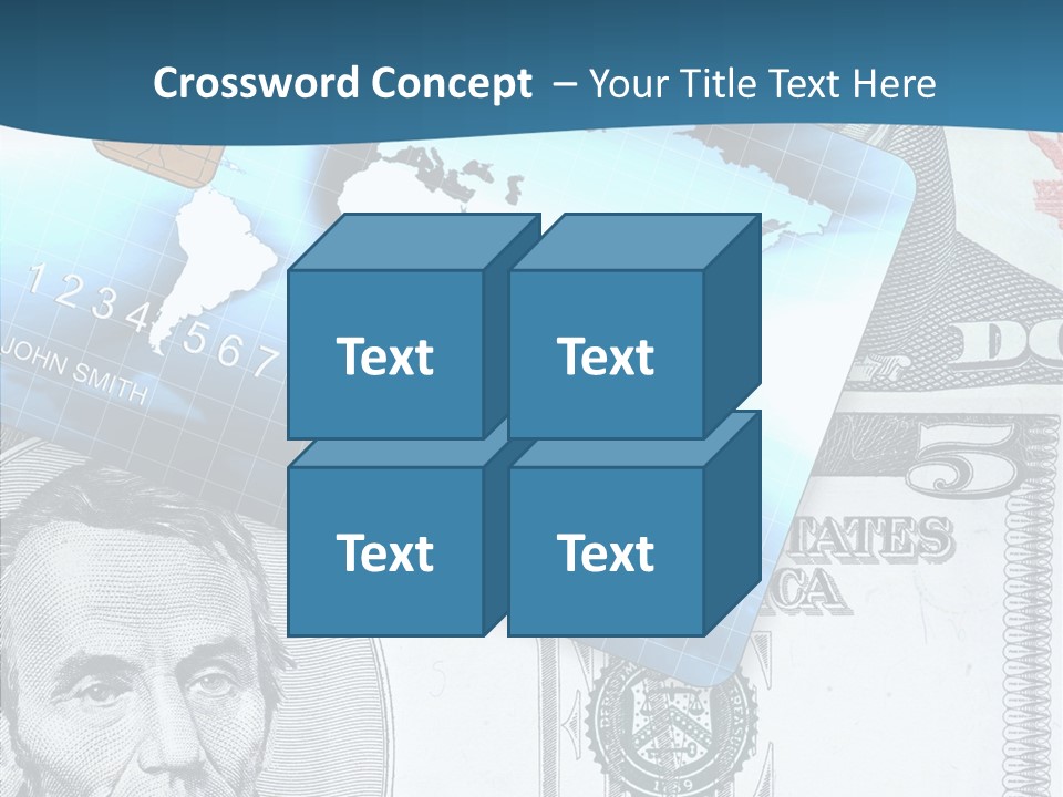Paying Plastic Electronic PowerPoint Template