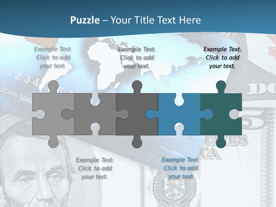 Paying Plastic Electronic PowerPoint Template
