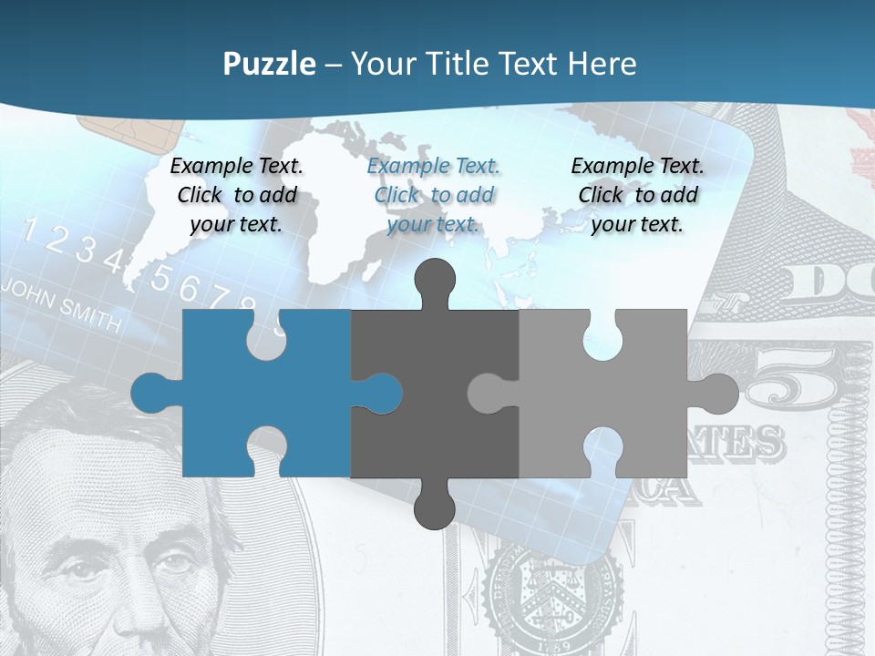Paying Plastic Electronic PowerPoint Template