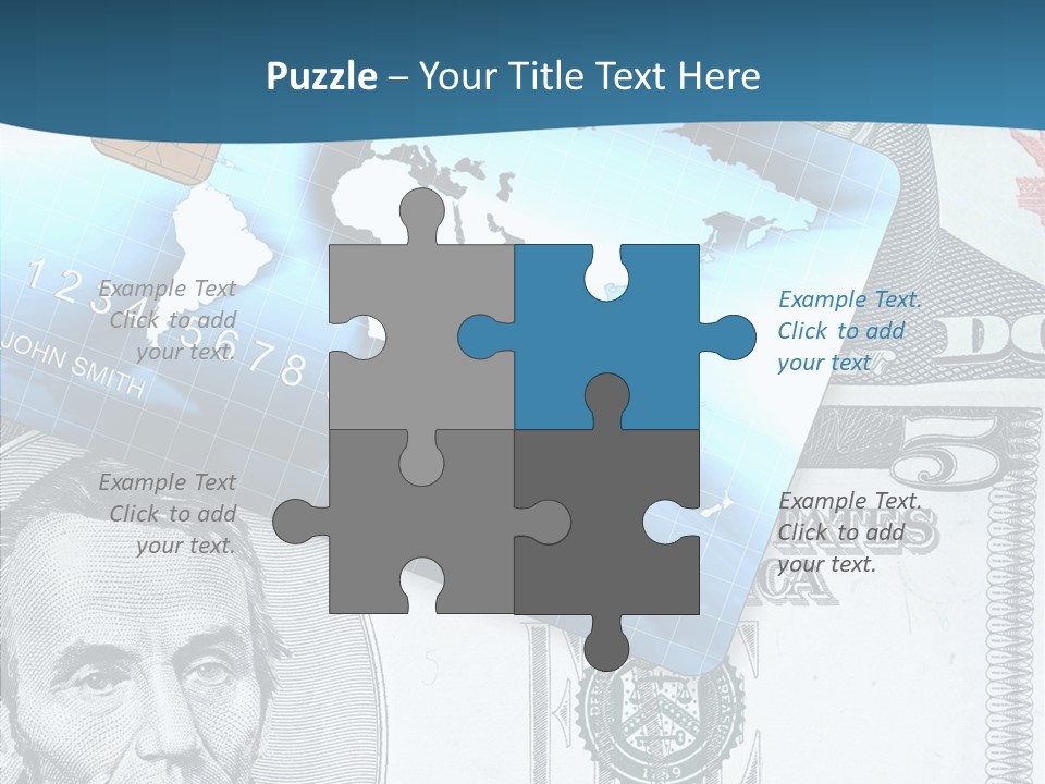 Paying Plastic Electronic PowerPoint Template