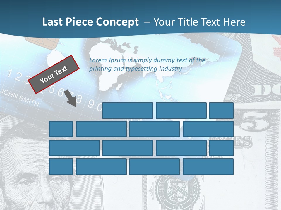 Paying Plastic Electronic PowerPoint Template