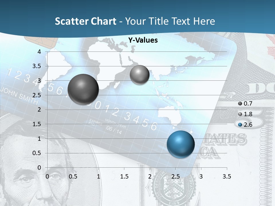 Paying Plastic Electronic PowerPoint Template