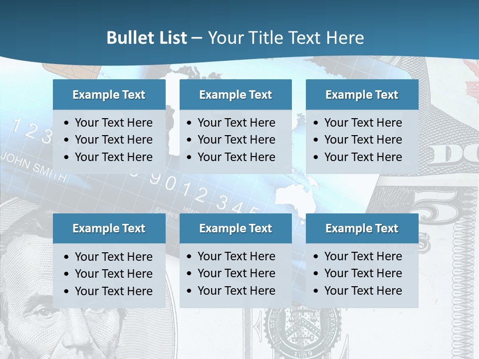 Paying Plastic Electronic PowerPoint Template