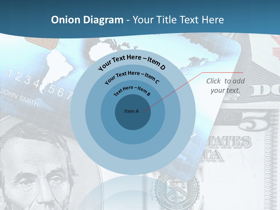 Paying Plastic Electronic PowerPoint Template