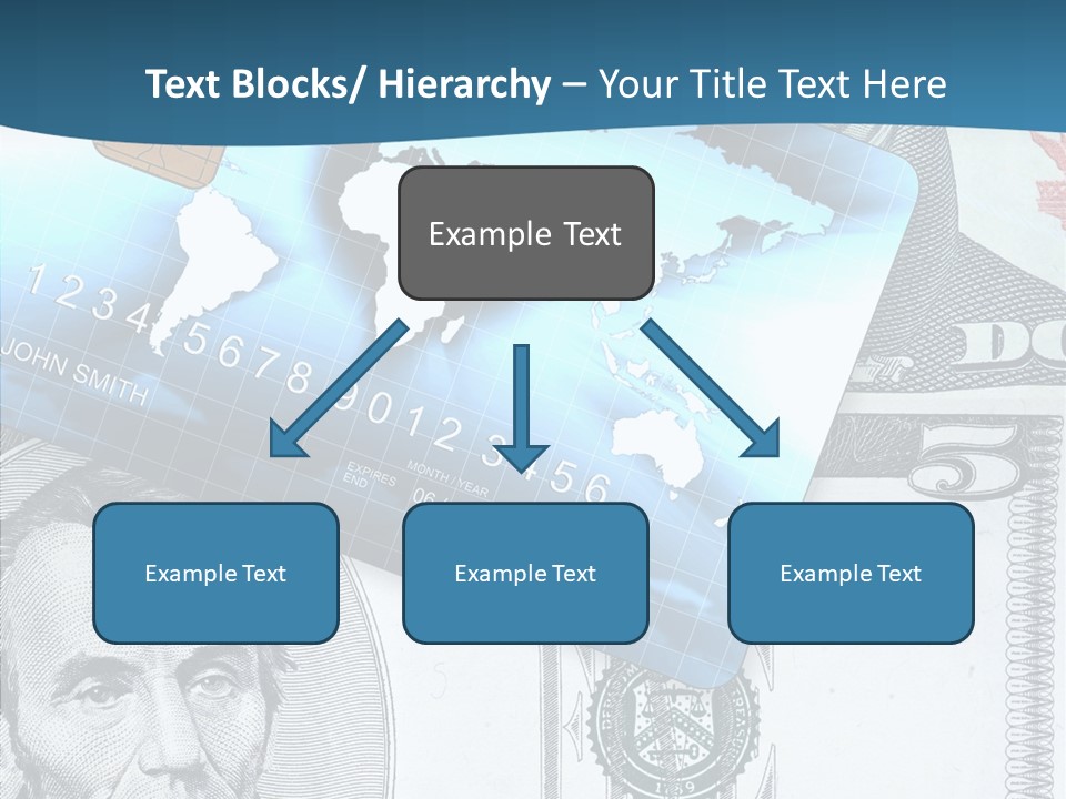 Paying Plastic Electronic PowerPoint Template