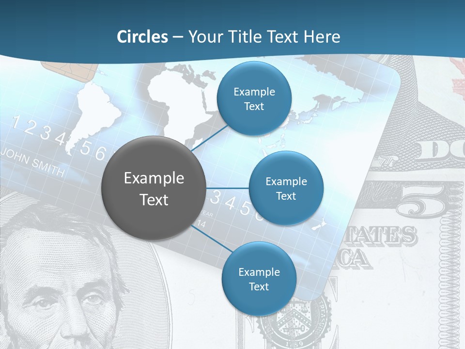 Paying Plastic Electronic PowerPoint Template