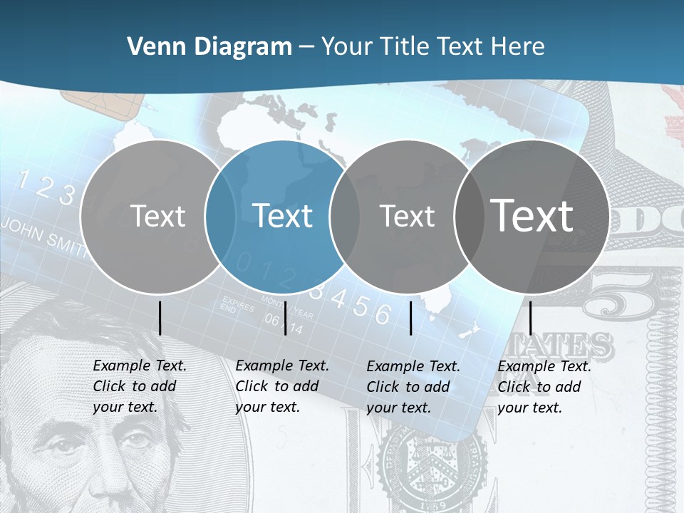 Paying Plastic Electronic PowerPoint Template