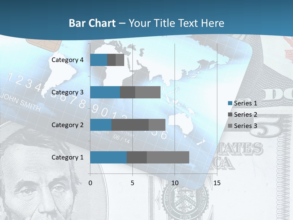 Paying Plastic Electronic PowerPoint Template