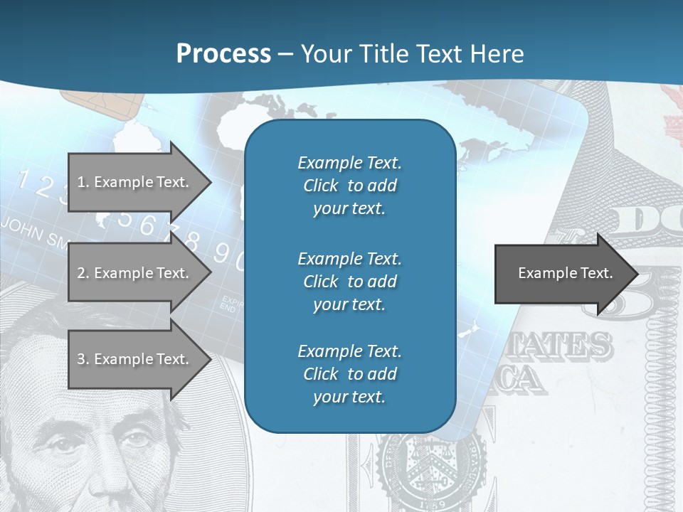 Paying Plastic Electronic PowerPoint Template