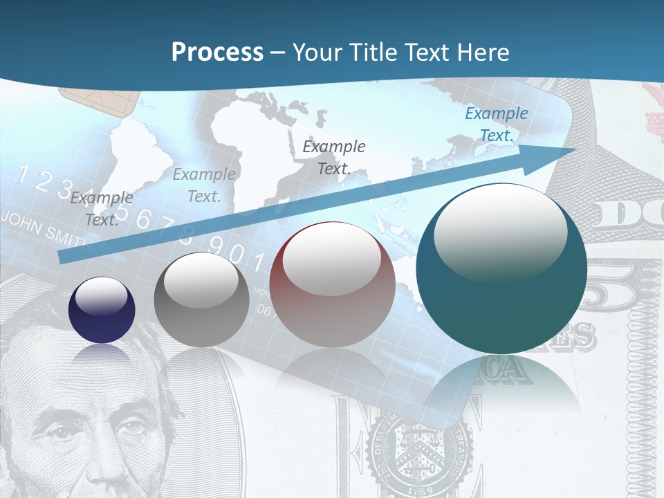 Paying Plastic Electronic PowerPoint Template