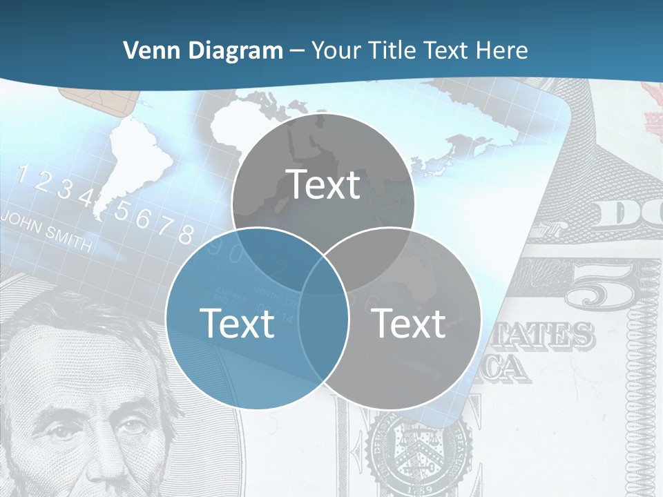 Paying Plastic Electronic PowerPoint Template