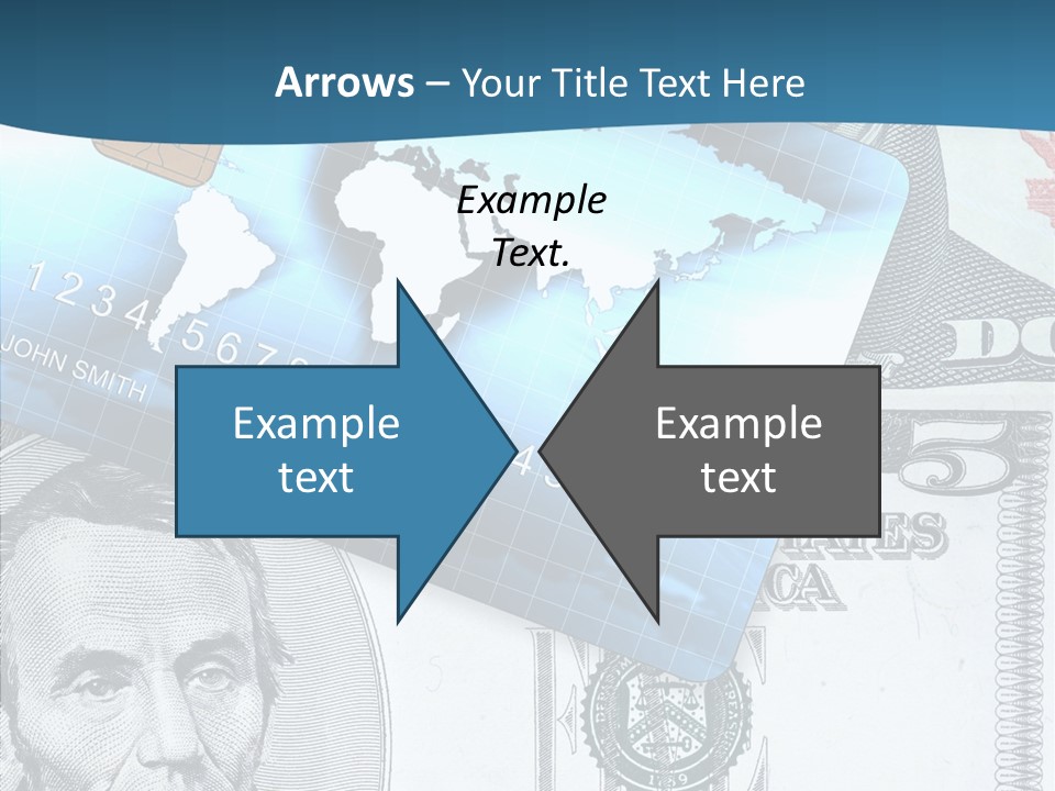 Paying Plastic Electronic PowerPoint Template