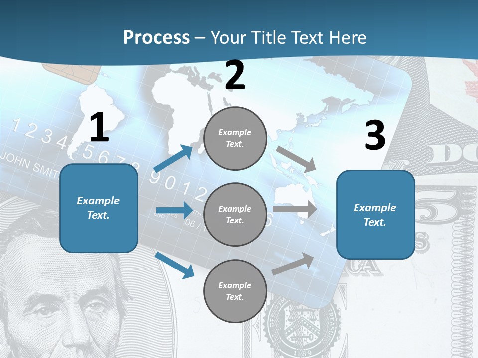 Paying Plastic Electronic PowerPoint Template
