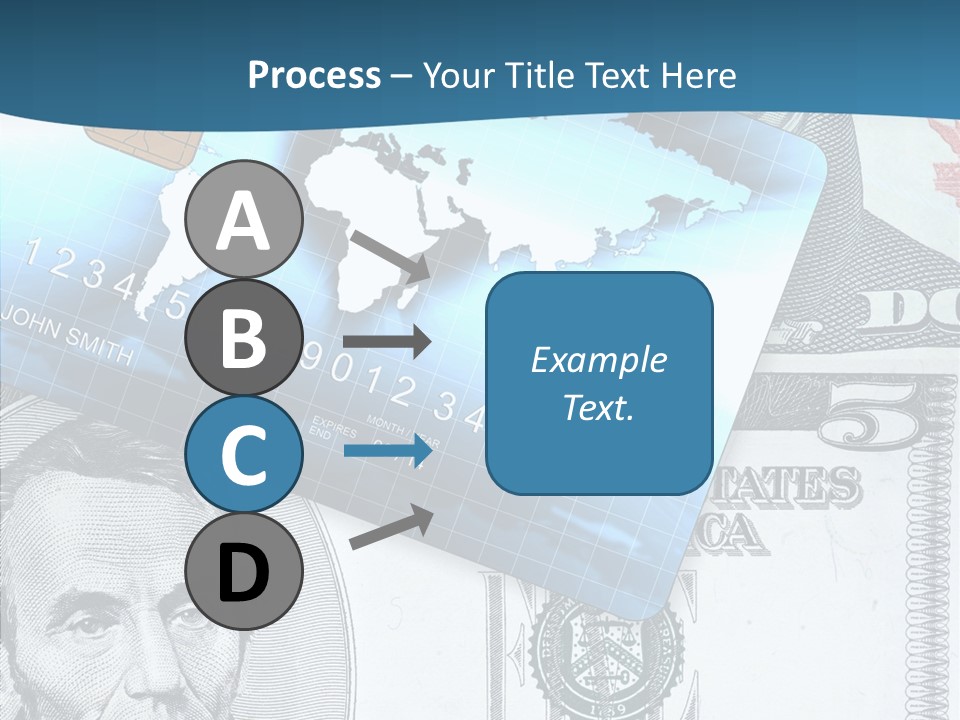 Paying Plastic Electronic PowerPoint Template