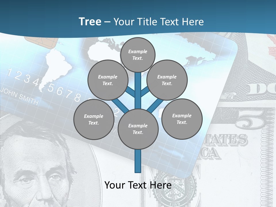 Paying Plastic Electronic PowerPoint Template