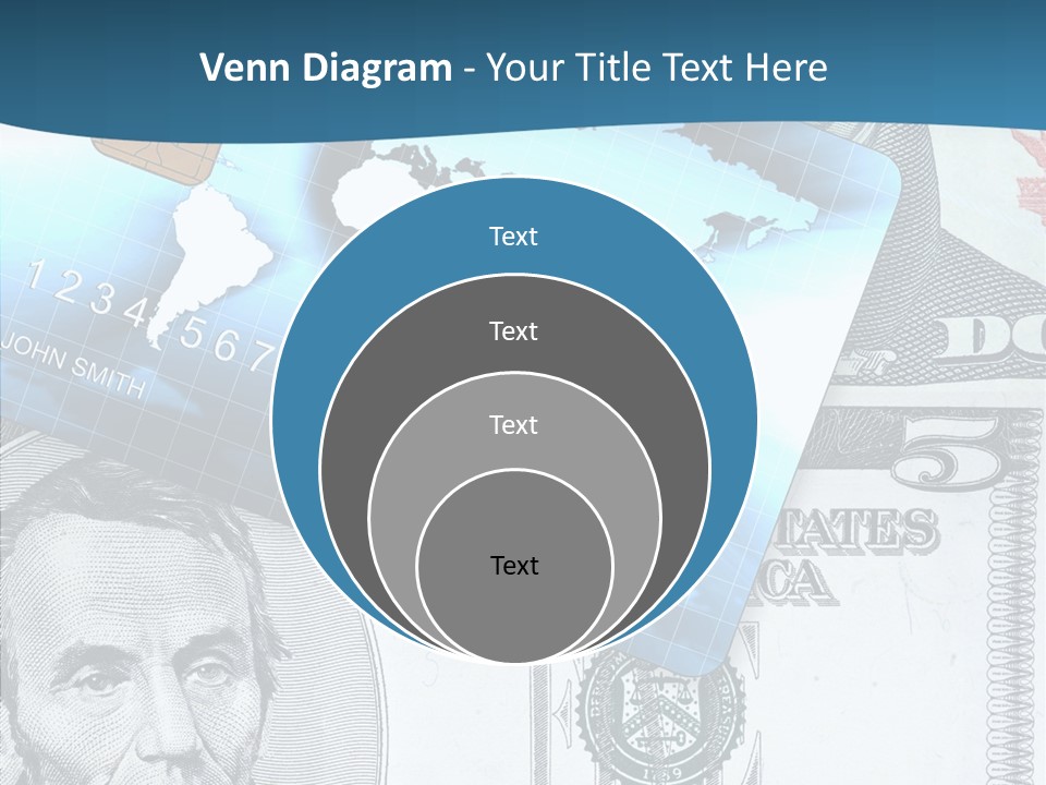 Paying Plastic Electronic PowerPoint Template