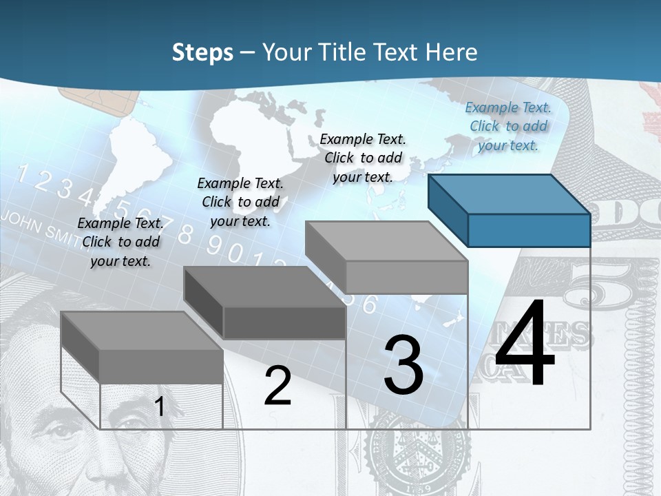 Paying Plastic Electronic PowerPoint Template