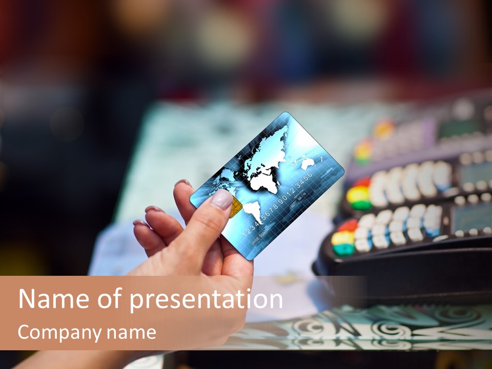 Money Commerce Thumb PowerPoint Template