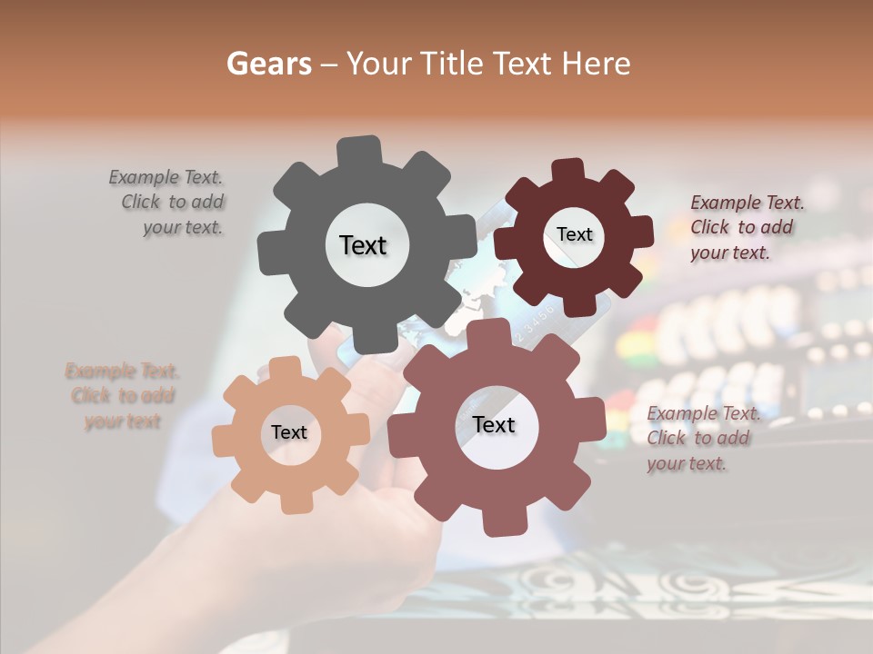 Money Commerce Thumb PowerPoint Template