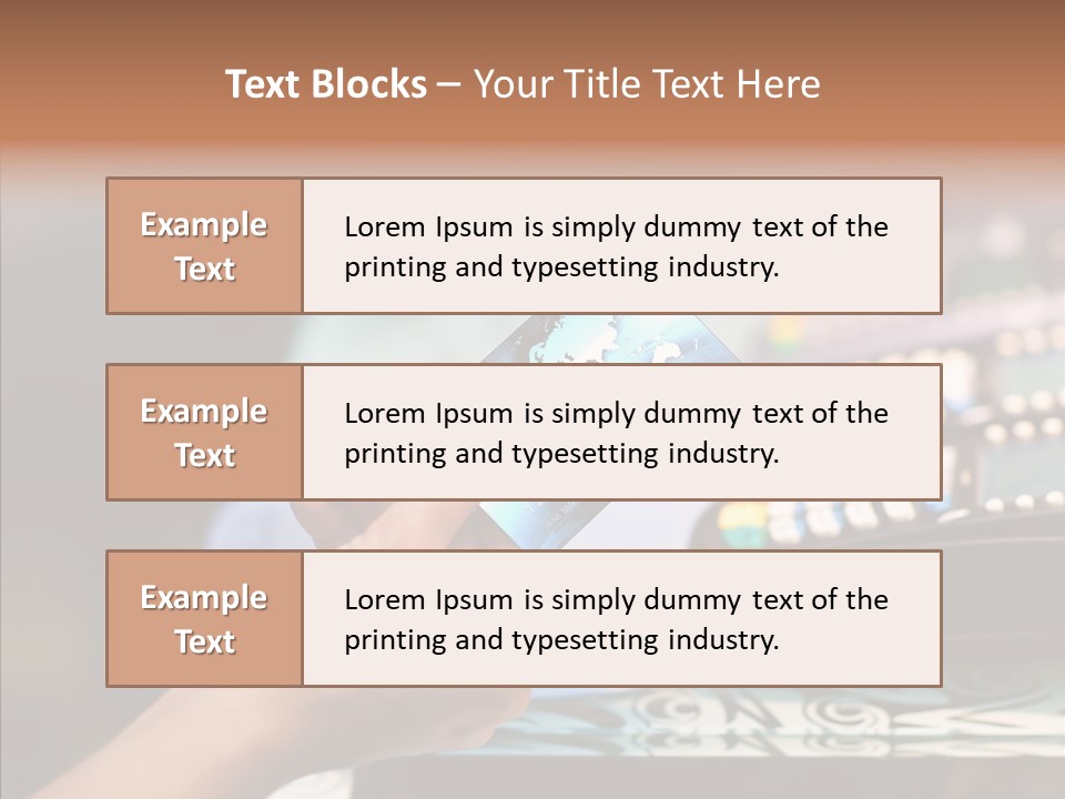Money Commerce Thumb PowerPoint Template