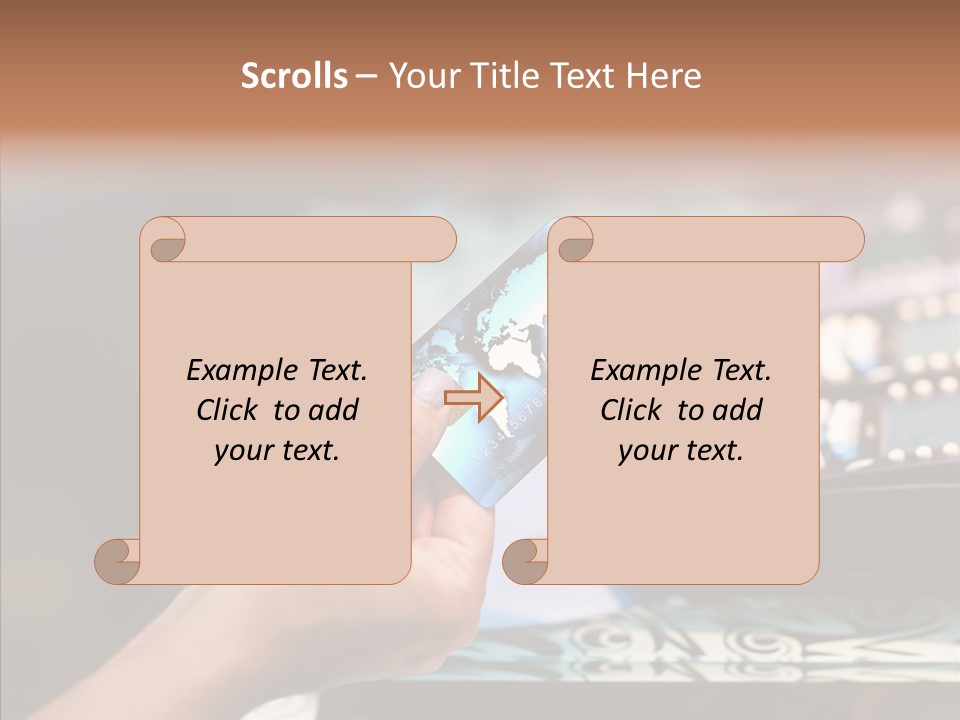 Money Commerce Thumb PowerPoint Template