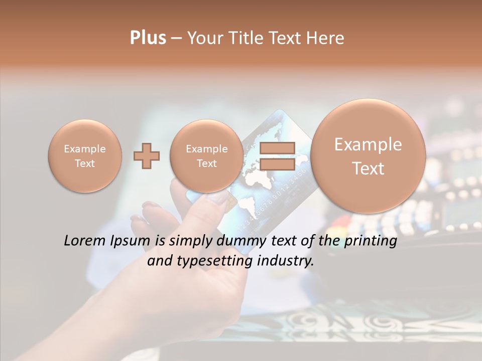 Money Commerce Thumb PowerPoint Template