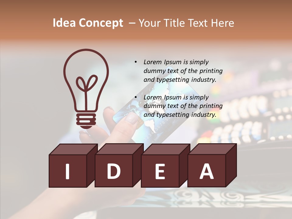 Money Commerce Thumb PowerPoint Template