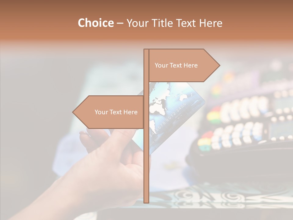 Money Commerce Thumb PowerPoint Template