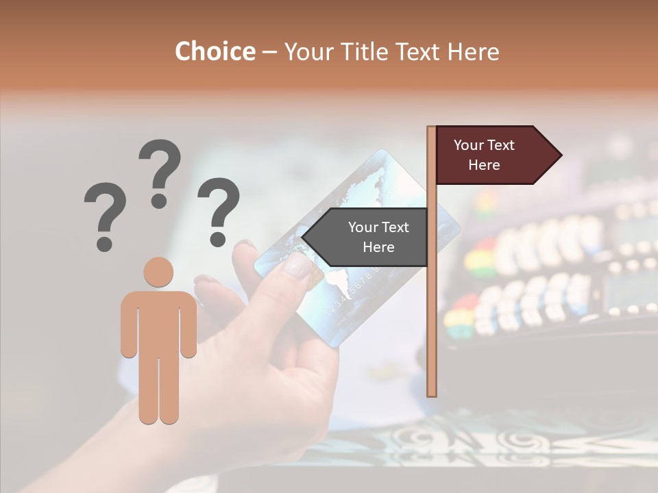Money Commerce Thumb PowerPoint Template
