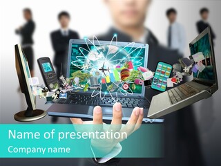 Charts Selecting Generation PowerPoint Template