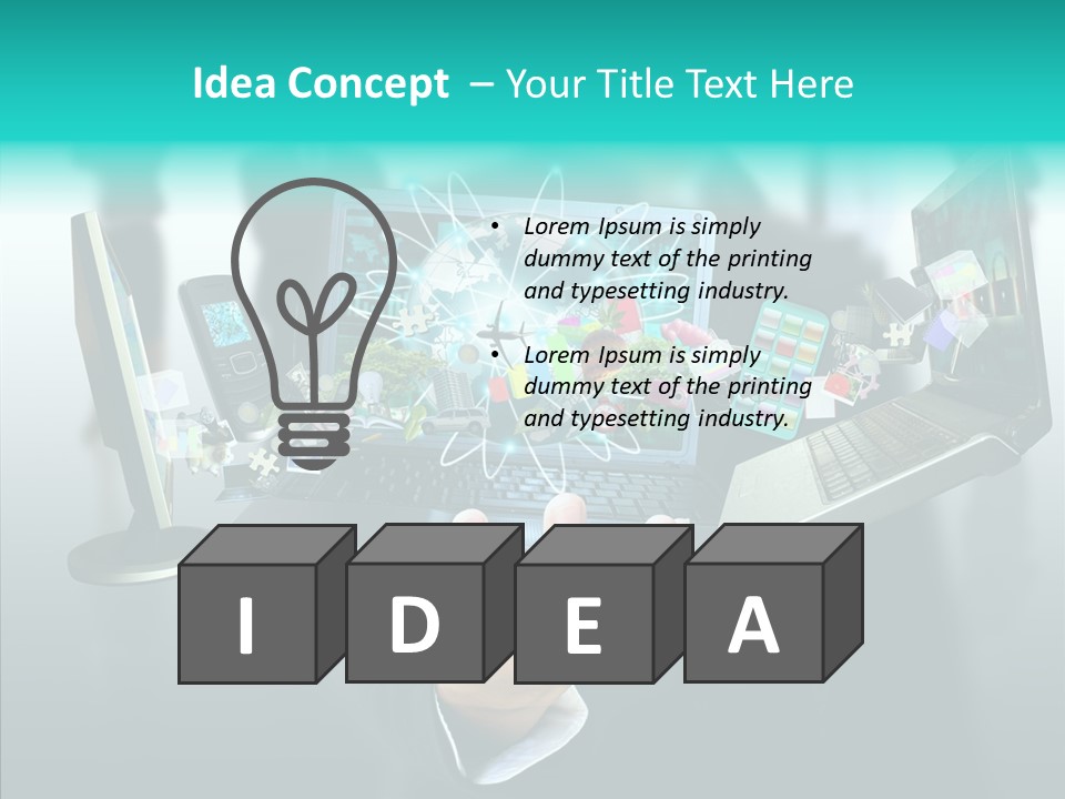 Charts Selecting Generation PowerPoint Template