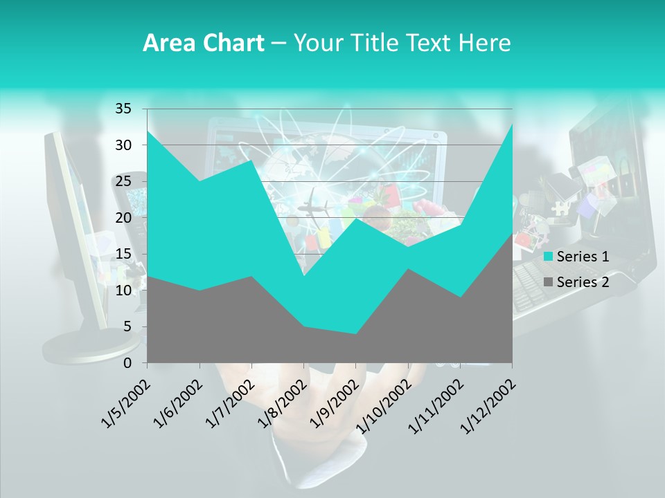 Charts Selecting Generation PowerPoint Template