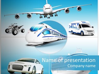 Gel Transport Transporter PowerPoint Template