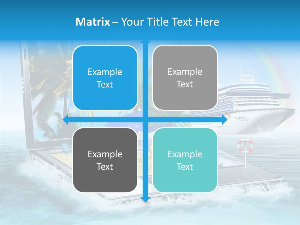 Last Minute Palmen Buchen PowerPoint Template