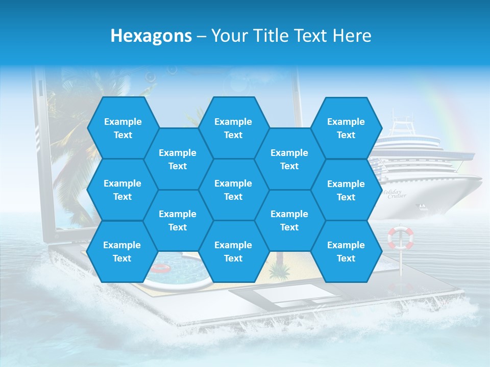 Last Minute Palmen Buchen PowerPoint Template