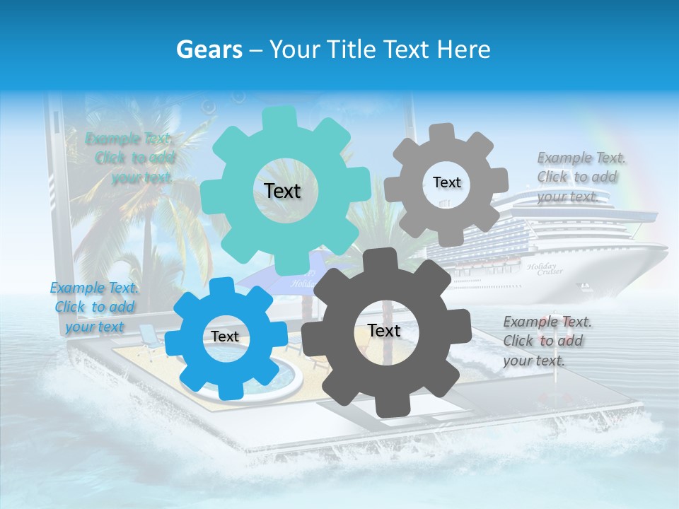 Last Minute Palmen Buchen PowerPoint Template