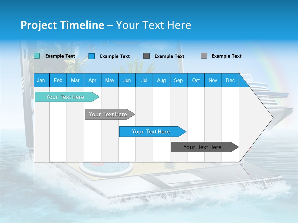 Last Minute Palmen Buchen PowerPoint Template