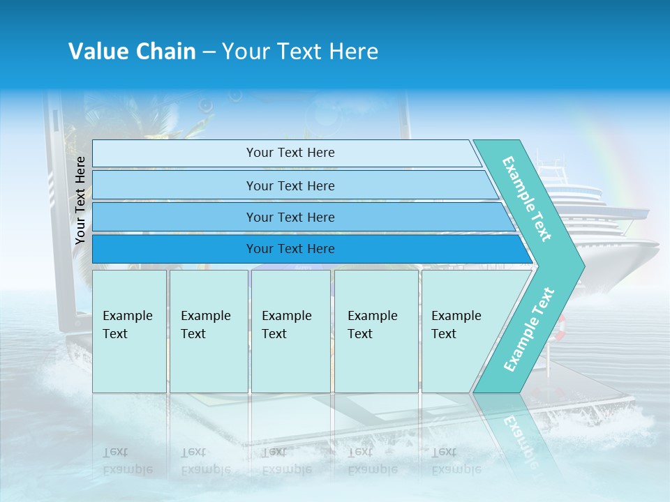Last Minute Palmen Buchen PowerPoint Template
