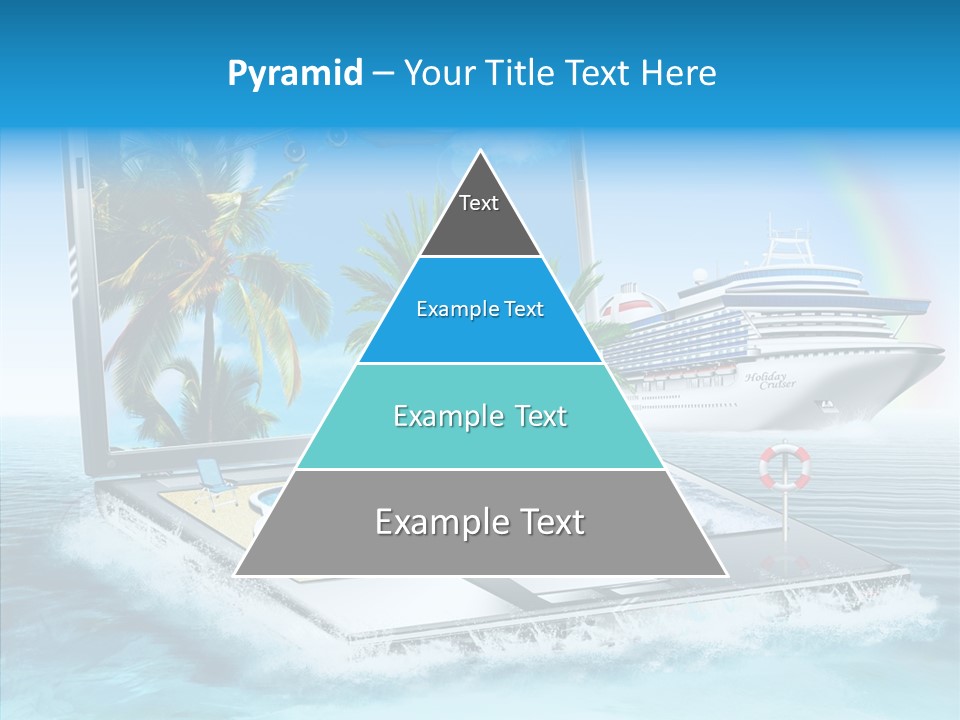 Last Minute Palmen Buchen PowerPoint Template