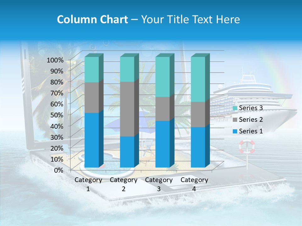 Last Minute Palmen Buchen PowerPoint Template