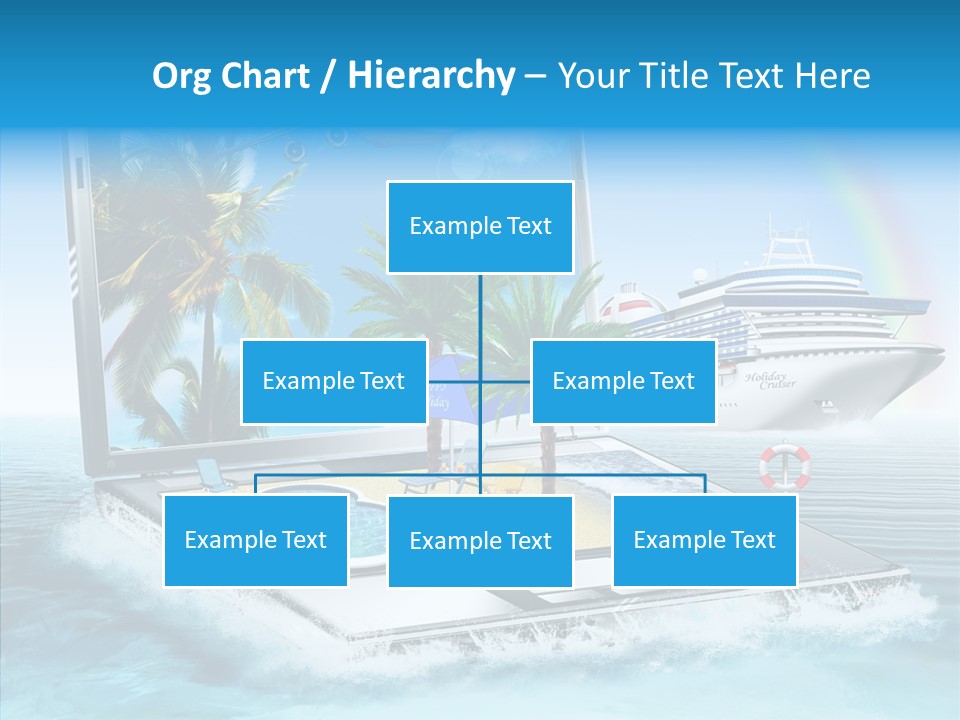 Last Minute Palmen Buchen PowerPoint Template