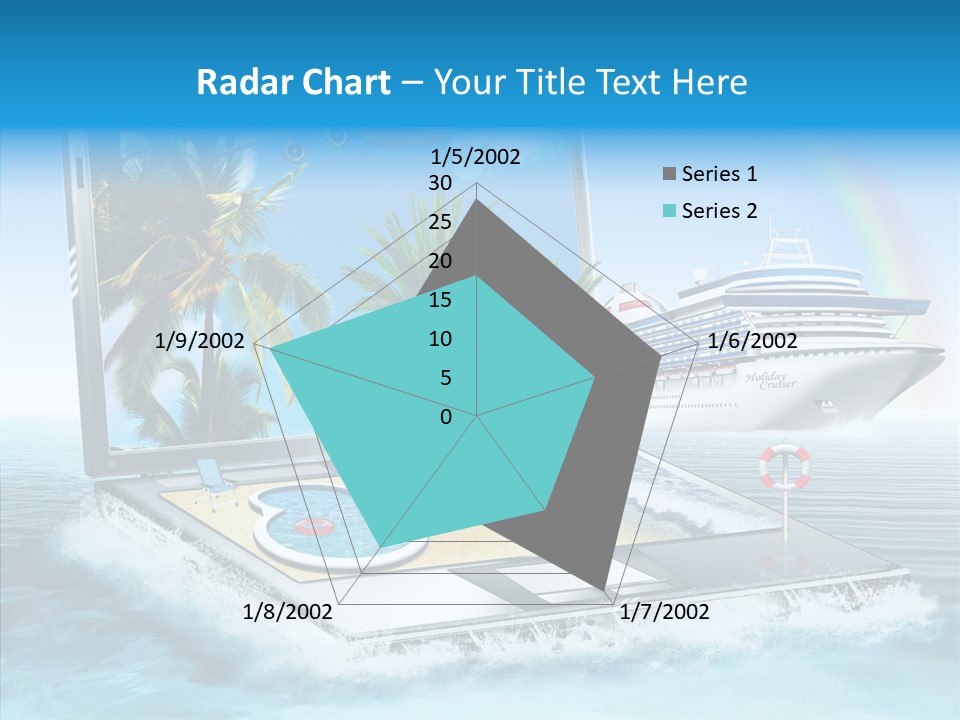 Last Minute Palmen Buchen PowerPoint Template