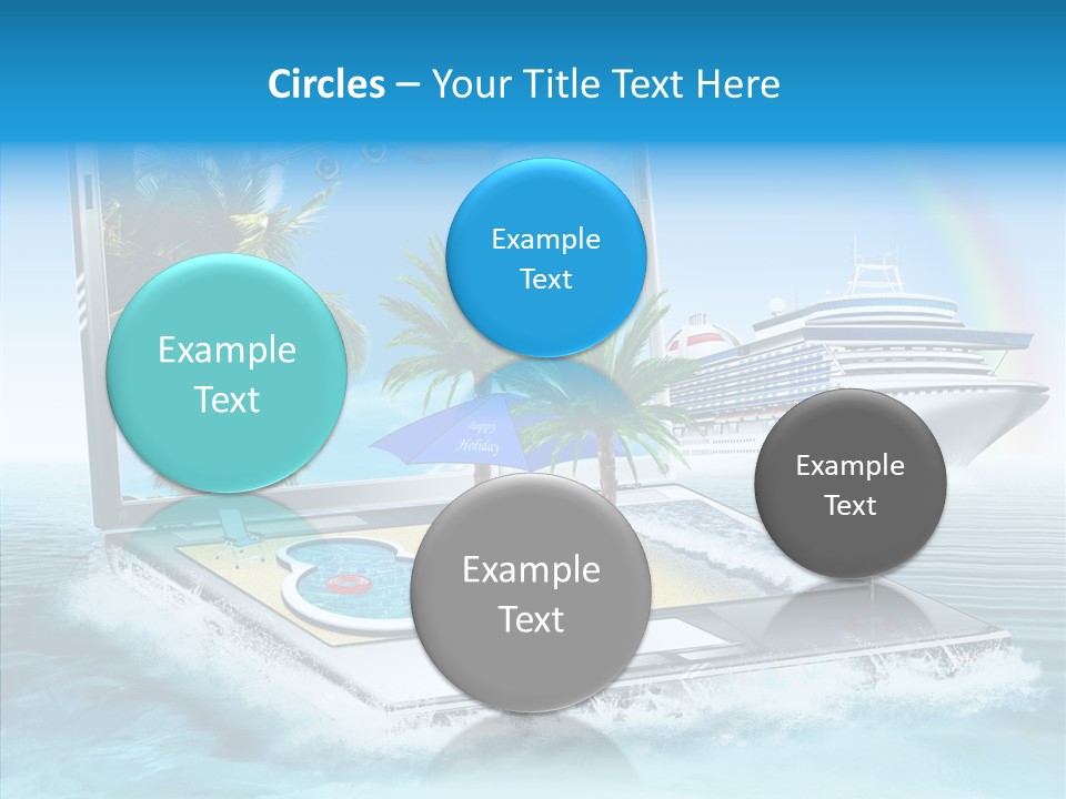 Last Minute Palmen Buchen PowerPoint Template