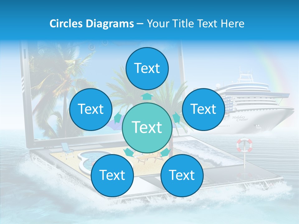 Last Minute Palmen Buchen PowerPoint Template